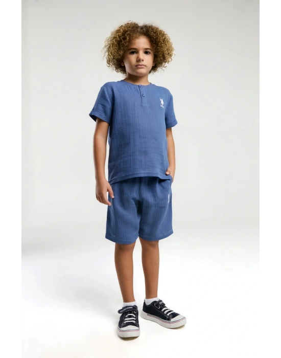 Erkek Çocuk Yeşil Bermuda Takım