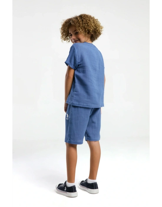 Erkek Çocuk Yeşil Bermuda Takım