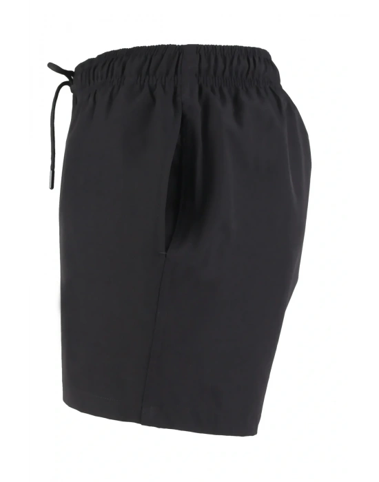 Erkek Deniz Şortu Cepli Pamuklu Polyester Su Yitici Özellik Tahriş Etmeyen Astar Siyah BS-224