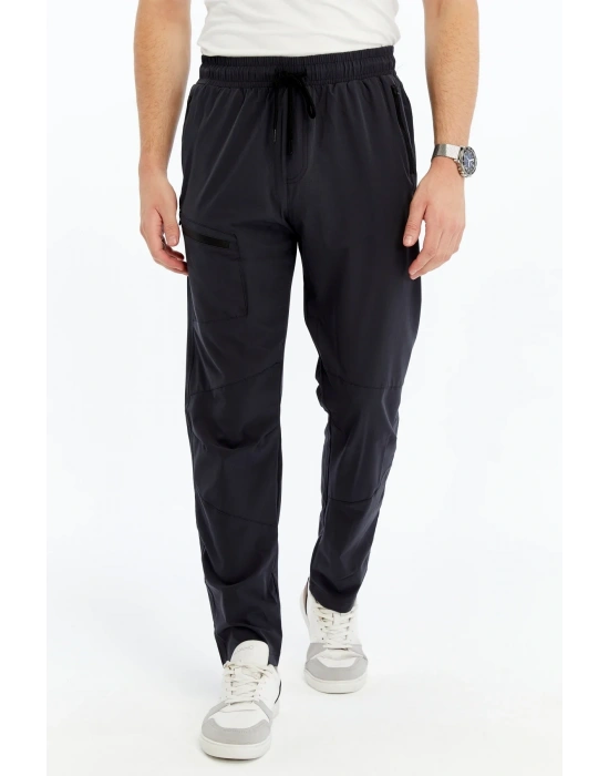 Erkek Eşofman Altı Fermuarlı Cep Paraşüt Kumaş Antrasit