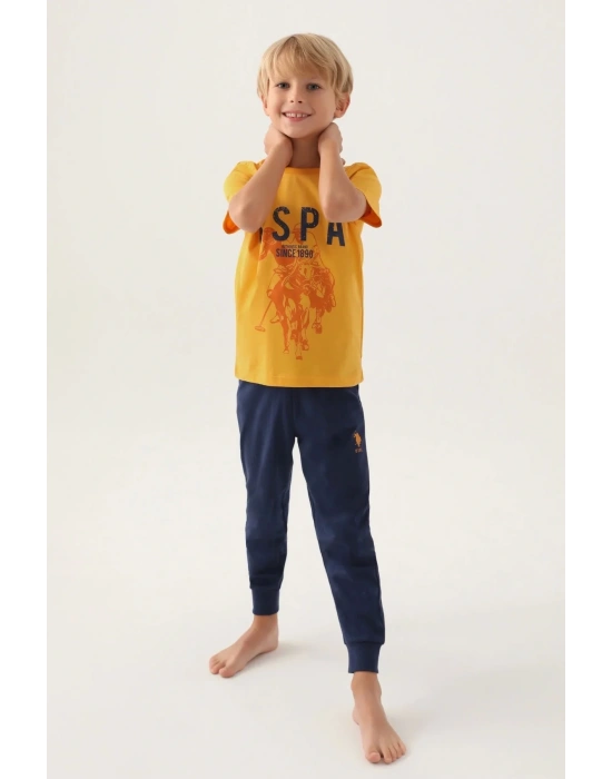 Erkek Garson İkili Takım - Hardal