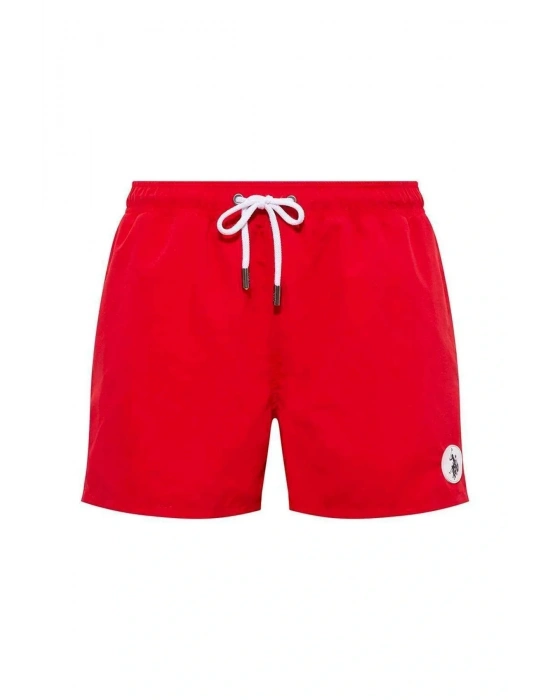 Erkek Kırmızı Orta Boy Deniz Şortu 22006