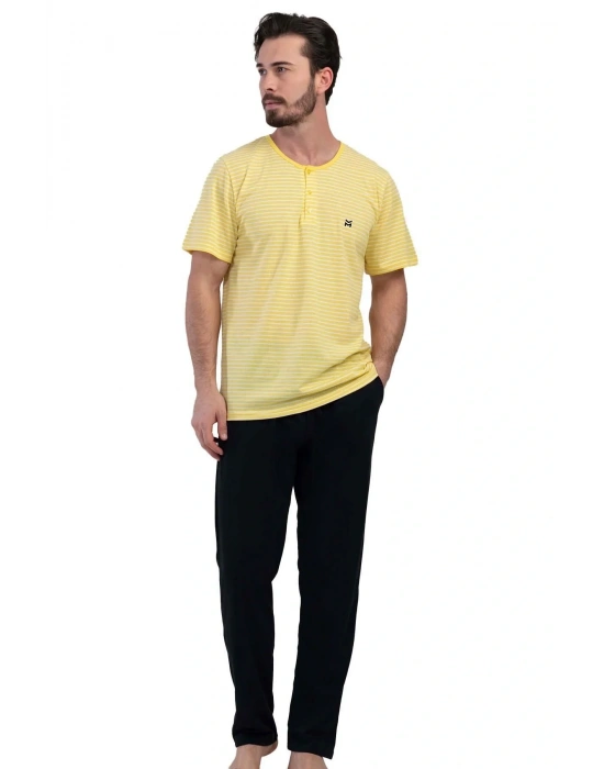 Erkek Kısa Kol Pijama Takım, 111177