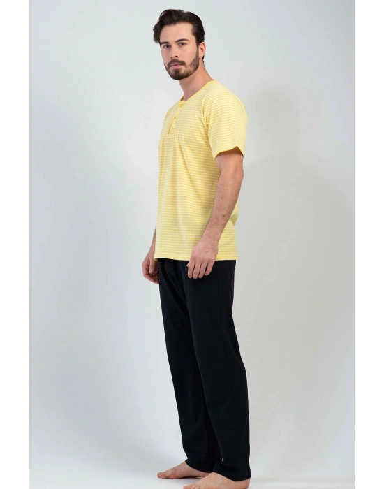 Erkek Kısa Kol Pijama Takım, 111177