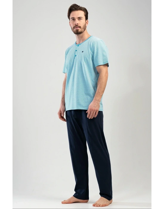 Erkek Kısa Kol Pijama Takım, 111196