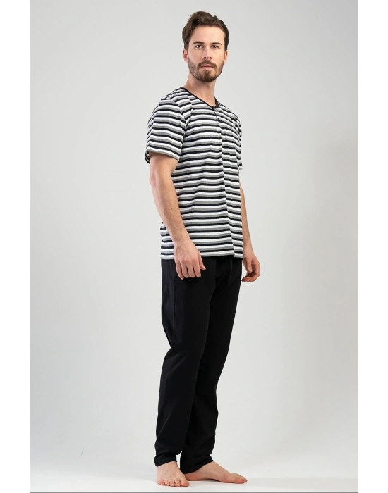 Erkek Kısa Kol Pijama Takım, 111203