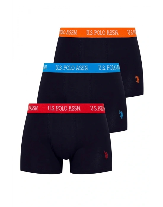 Erkek Lacivert 3 Lü Boxer