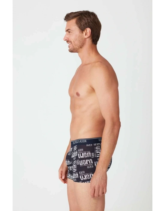 Erkek Lacivert Baskılı Tekli Boxer