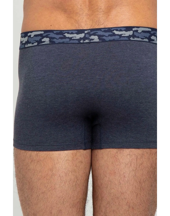 Erkek Lacivert Melanj 2 Li Boxer 80346