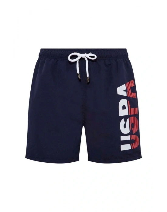 Erkek Lacivert Orta Boy Deniz Şortu 22004