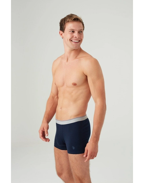 Erkek Lacivert Tekli Boxer 80621