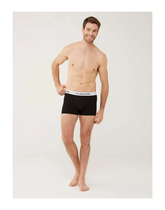 Erkek  Lisanslı    Siyah Tekli Boxer