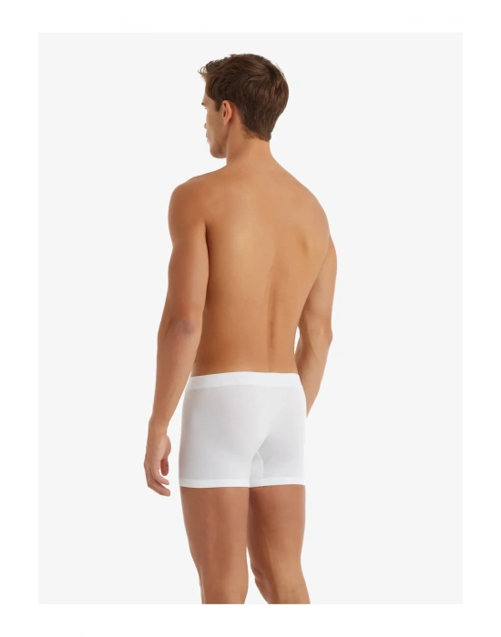 Erkek Modal Elastan Boxer Silver 9310 - Beyaz