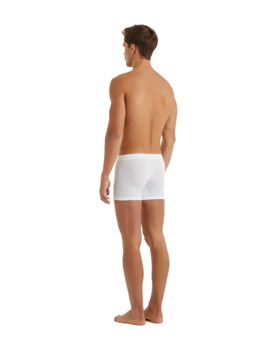 Erkek Modal Elastan Boxer Silver 9310 - Beyaz