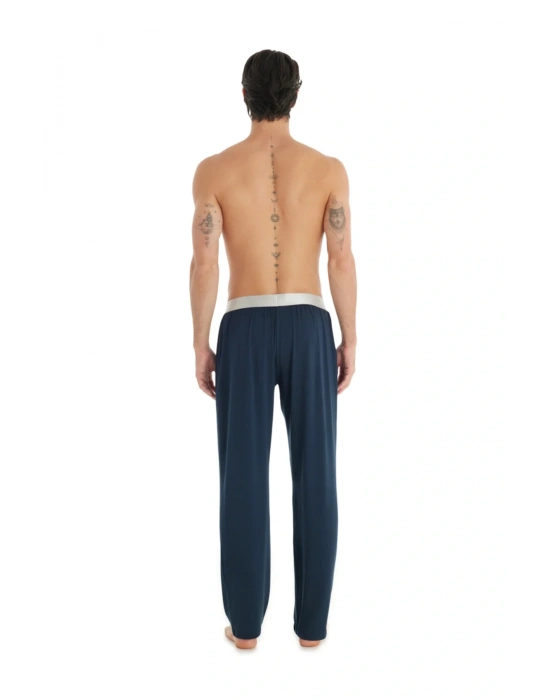 Erkek Modal Pijama Altı Silver 9304 - Lacivert