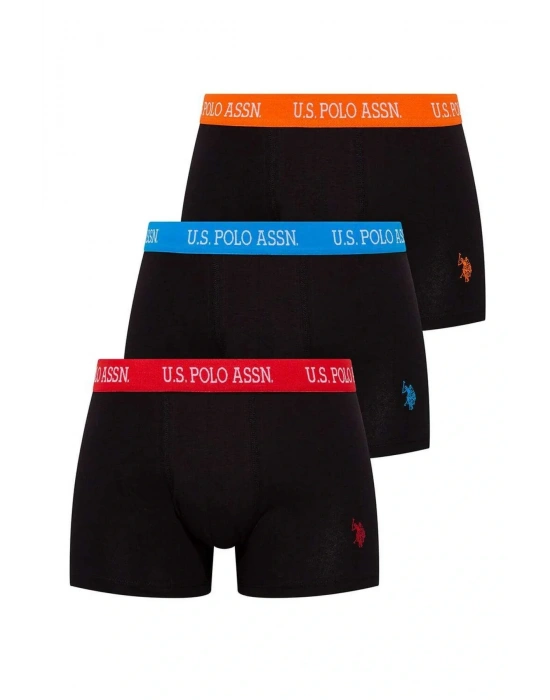 Erkek Siyah 3 Lü Boxer