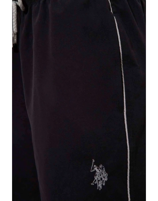 Erkek Siyah Orta Boy Deniz Şortu 22002