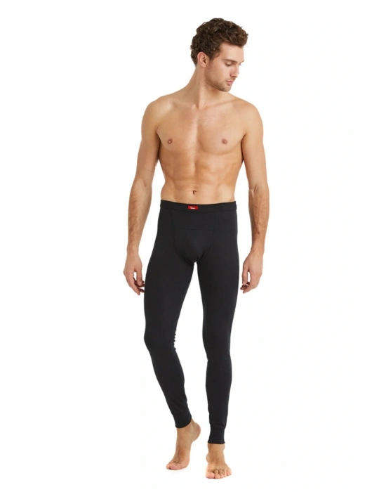Erkek Termal Alt İçlik 2. Seviye 9262 - Siyah