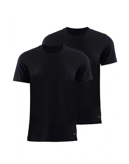 Erkek Tshirt 2li Paket Tender Cotton 9675 - Siyah