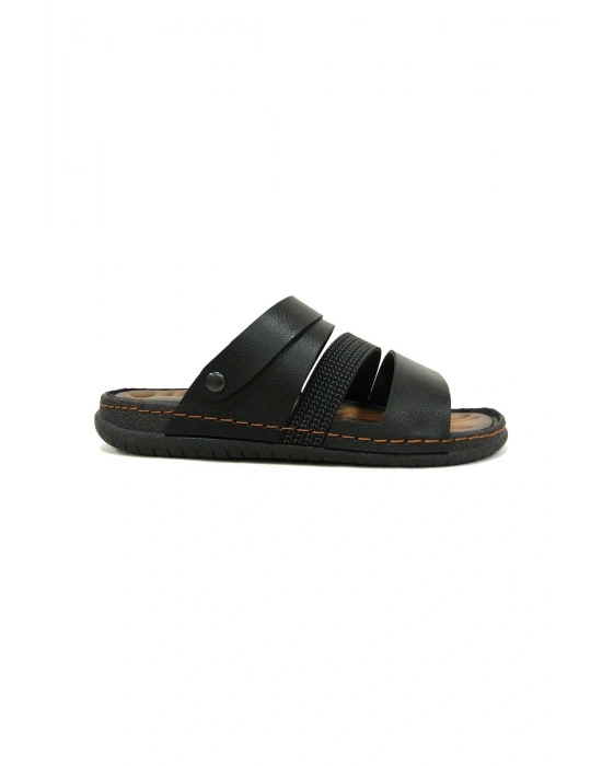 Gezer Anatomik Erkek Sandalet Terlik 11651 Siyah