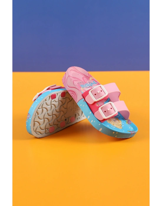 Gezer Kız Çocuk Terlik Princess 14795 Lila