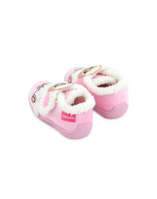 Gezer Kuzu Figürlü Kışlık Yumuşacık Ev Pandufu Pembe