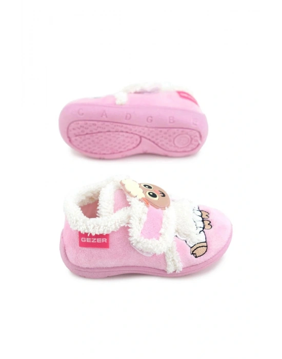 GezerKuzu Figürlü Kışlık Yumuşacık Ev Pandufu Pembe