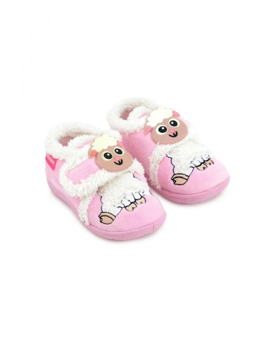 GezerKuzu Figürlü Kışlık Yumuşacık Ev Pandufu Pembe