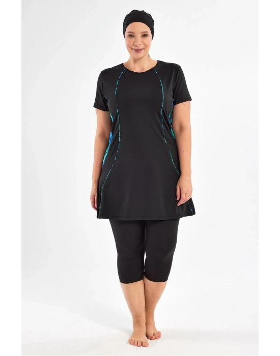 Hollıe Battal Kısa Kollu Tesettür Mayo