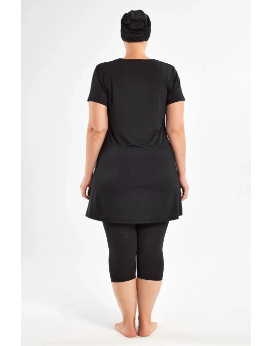 Hollıe Battal Kısa Kollu Tesettür Mayo