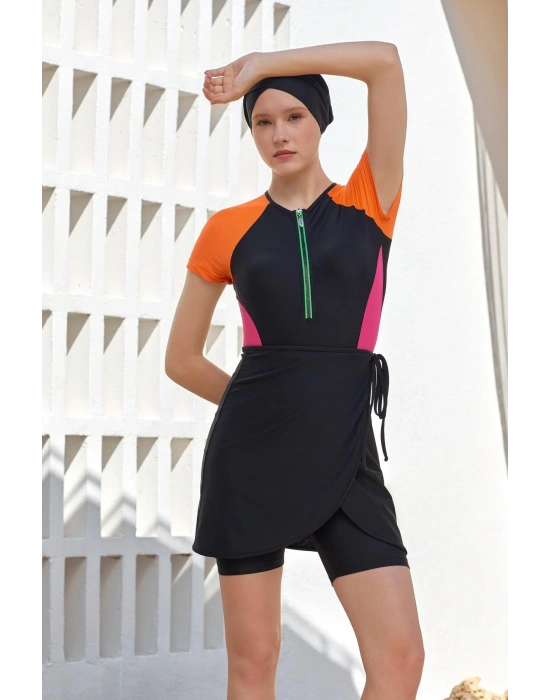 Irına Kısa Kollu Tesettür Mayo 1610