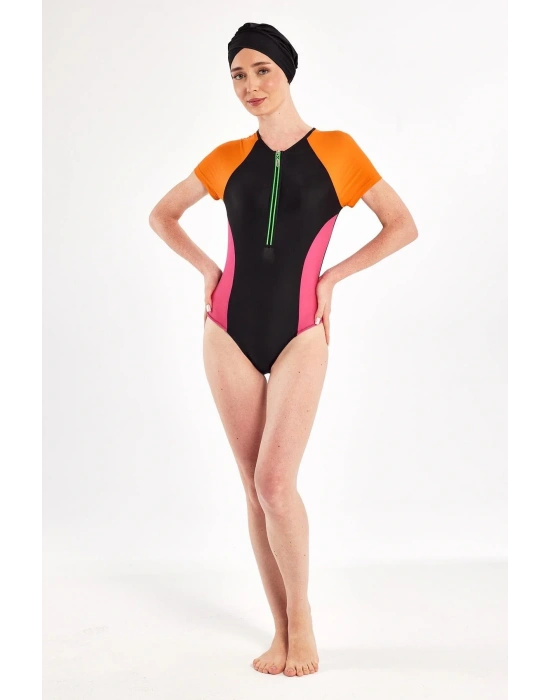 Irına Kısa Kollu Tesettür Mayo 1610