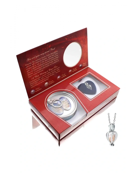 İstiridye içinde Gerçek inci Kolye