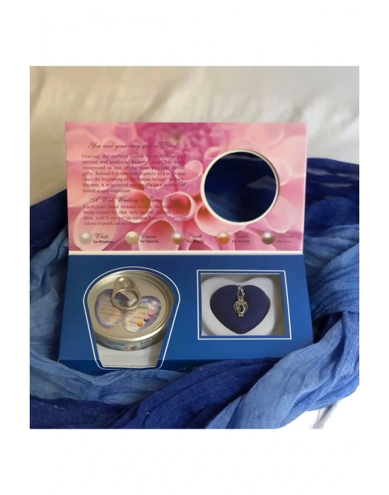 İstiridye içinde Gerçek inci Kolye