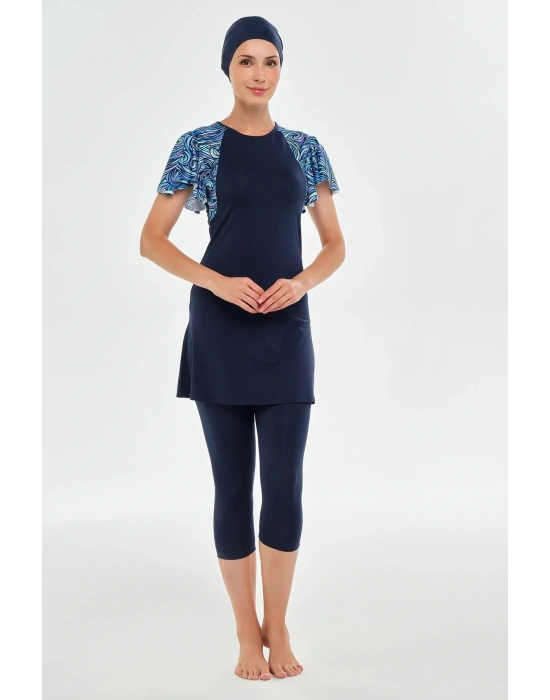 Ivana Kısa Kollu Tesettür Mayo 2603