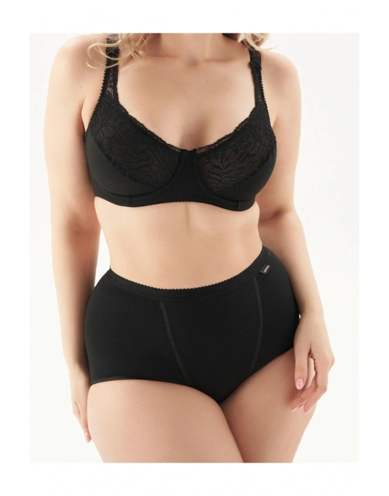 Juno Büyük Beden Balenli Cotton Sütyen