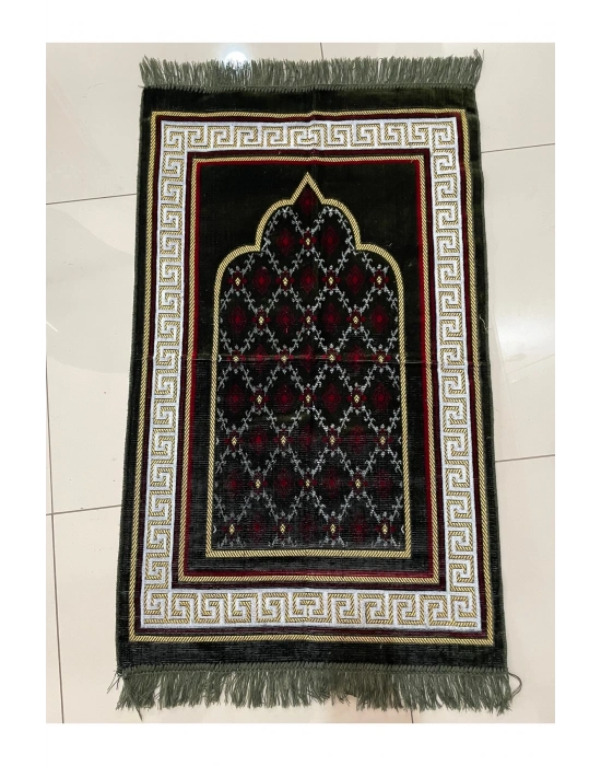 5 Adet Kadife Şipinger Seccade Hac Ve Umre Hediyesi (Karışık Renk ve Desen)