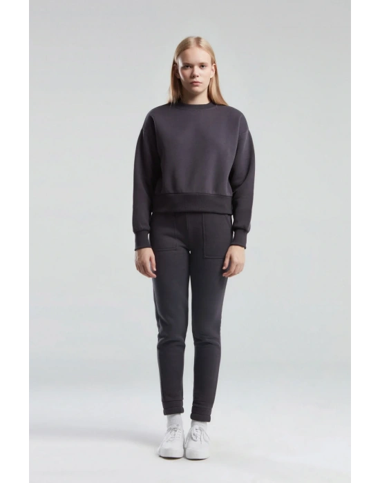 Kadın Antrasit Sweatshirt
