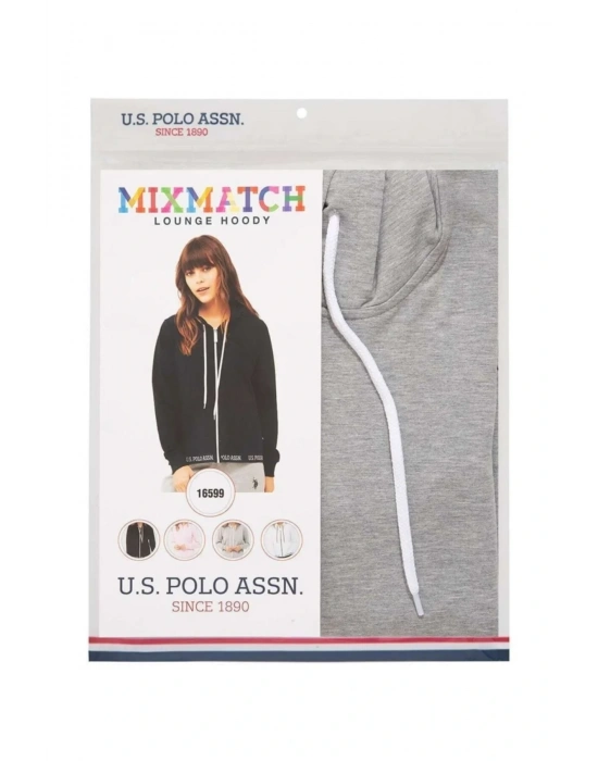 Kadın Beyaz Kapşonlu Ev Giyim