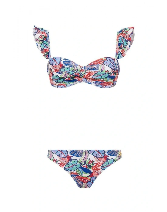 Kadın Desenli Bikini Takım
