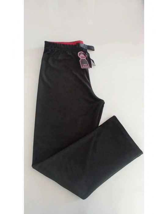 Kadın Kadife Boru Paça Rahat Kesim Pijama Alt