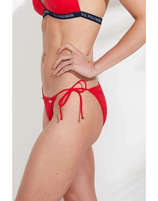 Kadın Kırmızı Ipli Bikini Alt