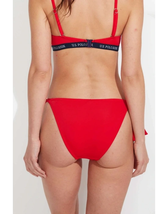 Kadın Kırmızı Kalın Ipli Bikini Alt