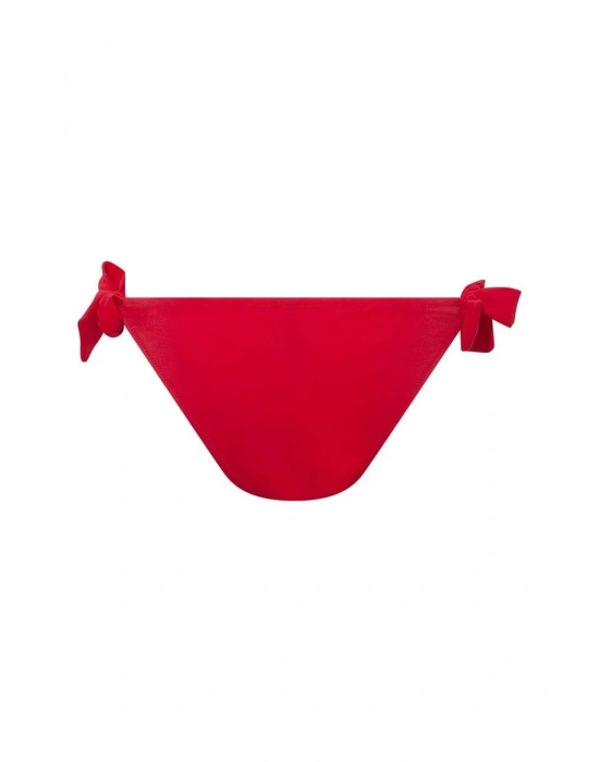 Kadın Kırmızı Kalın Ipli Bikini Alt