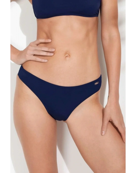 Kadın Lacivert Brazilian Bikini Alt
