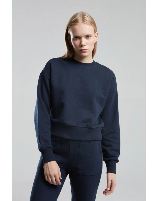 Kadın Lacivert Sweatshirt