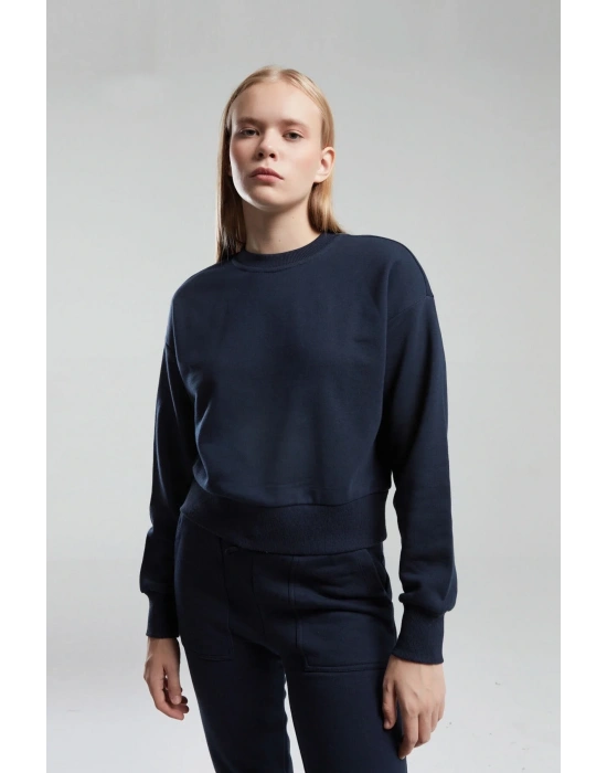 Kadın Lacivert Sweatshirt