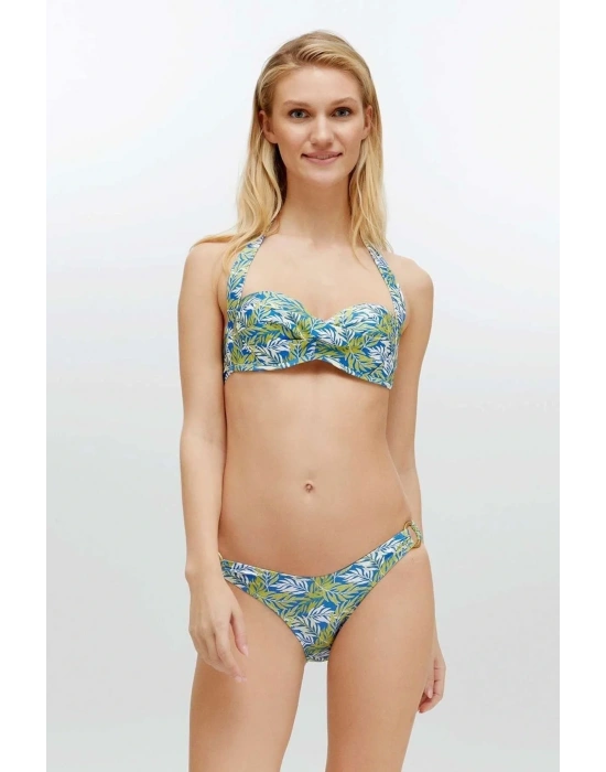 Kadın Mavi Bikini Takım
