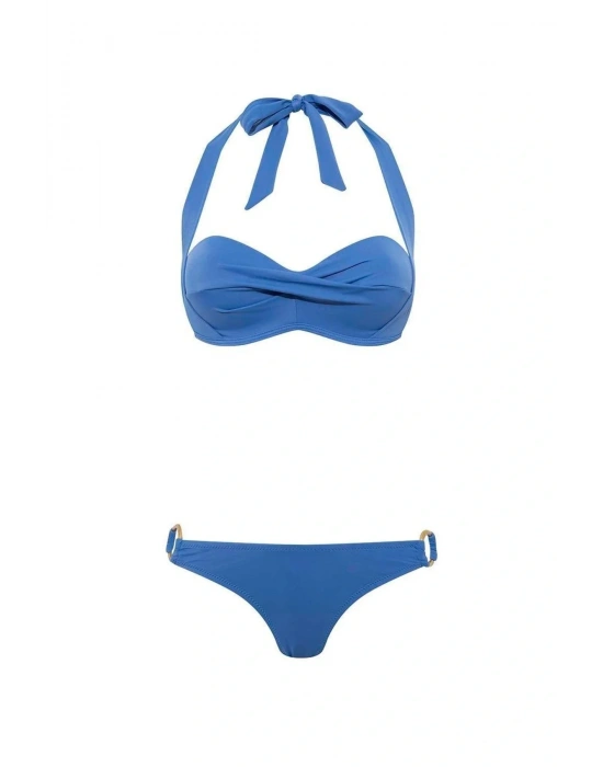 Kadın Mavi Bikini Takım
