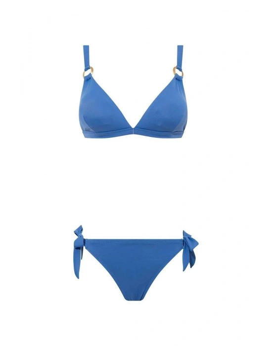 Kadın Mavi Bikini Takım